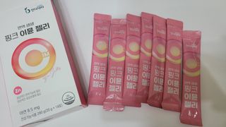 [인디닥터] 면역 생생 핑크 이뮨 젤리 — 4.5점을 준 리뷰어가 2022년 6월 올린 사용 사진