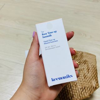 키노닉스 로지 톤업 선밀크 — 4점을 준 리뷰어가 2021년 8월 올린 사용 사진