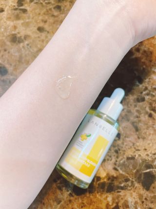 랑벨 비타 에너지 잡티 앰플 50ml 고농축 비타민, 저자극, 수분 촉촉, 미백 앰플 — 5점을 준 리뷰어가 2022년 4월 올린 사용 사진