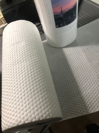 부직포나라 중금속유해물질ZERO 뜯어쓰는 주방 일회용수세미 60매 2매 — 5점을 준 리뷰어가 2022년 11월 올린 사용 사진