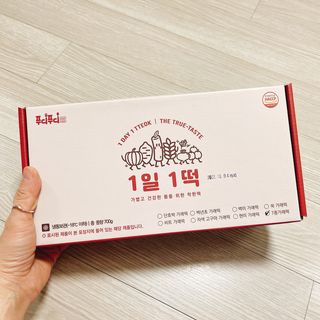 [푸디푸디] 1일1떡!  가래떡 낱개포장 아침식사 식사대용! 7종 세트 혼합 (1BOX=14개입) — 4.5점을 준 리뷰어가 2022년 4월 올린 사용 사진