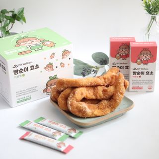 아이비웰니스 빵순이 식탁 위의 필수템! 빵순이 효소 키위맛 100포 + 석류맛 14포 (총 114포) — 5점을 준 리뷰어가 2023년 1월 올린 사용 사진