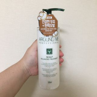 어라운드미 [어라운드 미] 탈모 증상 완화 스칼프 샴푸 + 두피 영양 공급 트리트먼트 — 4.5점을 준 리뷰어가 2021년 7월 올린 사용 사진