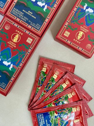 쿠팡구매평-[고려공작1392] 홍삼파우치 50mL X 30포 — 5점을 준 리뷰어가 2025년 9월 올린 사용 사진