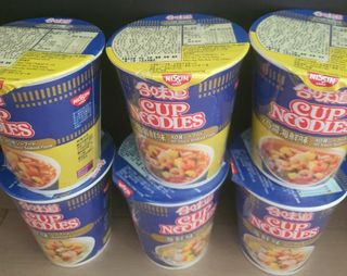 NISSIN 닛신 컵누들  4종 - 씨푸드오리지날, 씨푸드 스파이시, 씨푸드 커리, 씨푸드 XO소스 — 5점을 준 리뷰어가 2022년 5월 올린 사용 사진