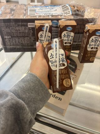 [구매평]덴마크 소화가 잘되는 우유로 만든 초코, 190ml, 24개 — 5점을 준 리뷰어가 2025년 2월 올린 사용 사진