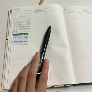 MF[비마이웨이]특허받은 할일카드 플래너, 비마이웨이 세트(만년형) — 3.5점을 준 리뷰어가 2023년 7월 올린 사용 사진