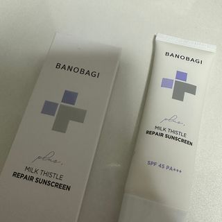 바노바기 코스메틱 바노바기 밀크씨슬 리페어 시카 선스크린 플러스 50ml — 5점을 준 리뷰어가 2023년 1월 올린 사용 사진