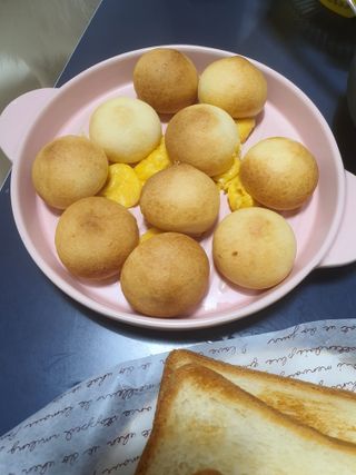 한성기업 베이크볼 치즈몽땅 300g x 2봉 — 5점을 준 리뷰어가 2021년 9월 올린 사용 사진