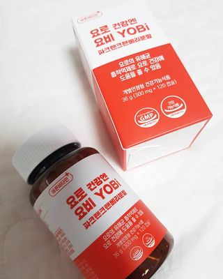 바른비타민 요비 1박스 120캡슐 요로건강 요헬씨 원료 복합 건강식품 — 5점을 준 리뷰어가 2021년 7월 올린 사용 사진