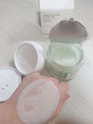 디에이브 더마-테카 바이옴 카밍패드 60매 — 5점을 준 리뷰어가 2022년 10월 올린 사용 사진