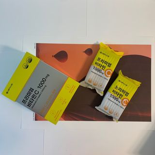 서울약사신협 프리미엄 비타민C 1,000mg_2.5g x 50포 — 5점을 준 리뷰어가 2021년 10월 올린 사용 사진