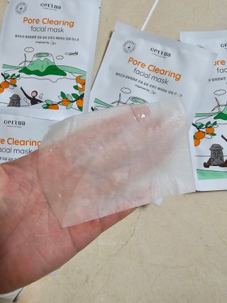 세뚜아(Cettua) 나우[세뚜아] 포레스트 수딩 마스크 Cettual Forest  Soothing Mask 4매 — 4.5점을 준 리뷰어가 2024년 1월 올린 사용 사진