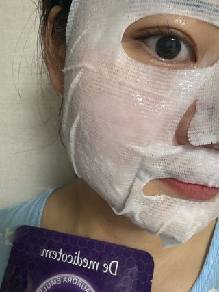 더메디코템 일루미네이팅 오로라 에멀젼마스크 — 5점을 준 리뷰어가 2025년 6월 올린 사용 사진
