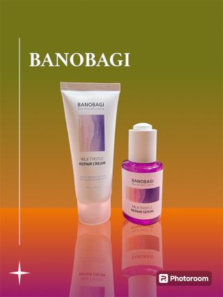바노바기 코스메틱 바노바기 밀크 씨슬 리페어 세럼 30ml & 크림 50ml — 5점을 준 리뷰어가 2024년 6월 올린 사용 사진