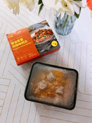 브라잇벨리 식물성 미트볼과 일본식카레의 만남, 플랜트볼 카레라이스 — 4점을 준 리뷰어가 2022년 9월 올린 사용 사진