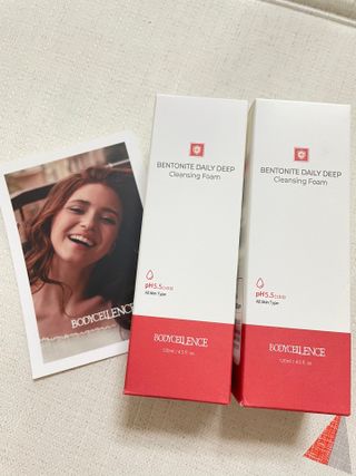바디셀런스 벤토나이트 데일리 약산성 딥클렌징폼 120ml — 4점을 준 리뷰어가 2021년 12월 올린 사용 사진
