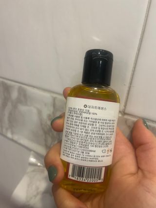 데저트에센스 비정제냉압착 퓨어 호호바오일 59ml — 5점을 준 리뷰어가 2023년 10월 올린 사용 사진
