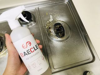 소담스퀘어 상암 장바이오텍(주)  배클 다목적 세정제 — 5점을 준 리뷰어가 2022년 12월 올린 사용 사진