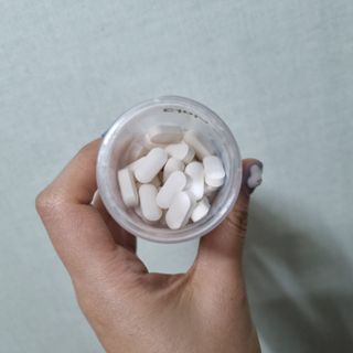 [큐라에스] 뮤신콜라겐 더마3 76.8(1개월분) — 5점을 준 리뷰어가 2023년 12월 올린 사용 사진