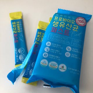 헬스업 핼스업 프로바이오 생유산균 퍼스트 — 5점을 준 리뷰어가 2020년 12월 올린 사용 사진