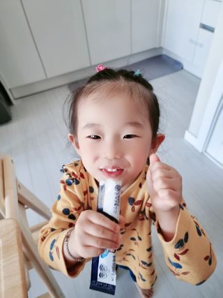 키즈텐플러스 연세 키즈텐 플러스 1개월 — 5점을 준 리뷰어가 2021년 2월 올린 사용 사진