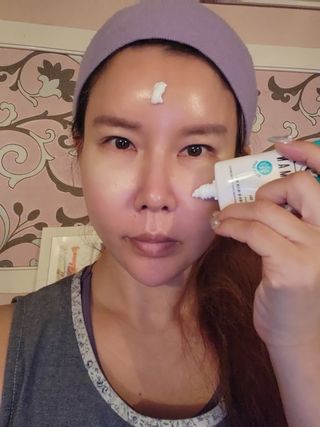 부쉬맨 워터프루프 프로 선크림 50g SPF50+ PA++++ — 5점을 준 리뷰어가 2023년 5월 올린 사용 사진
