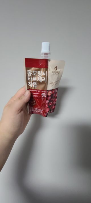 자연에온 몽모랑시 타트체리 착즙 100mL 10개입 2BOX — 5점을 준 리뷰어가 2021년 1월 올린 사용 사진