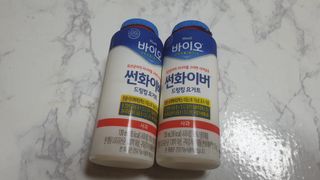 LIVE 매일바이오 썬화이버 드링킹 요거트 — 5점을 준 리뷰어가 2022년 8월 올린 사용 사진