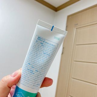[심폐소생소] 무불소 임산부 천연 치약 — 3.5점을 준 리뷰어가 2021년 9월 올린 사용 사진
