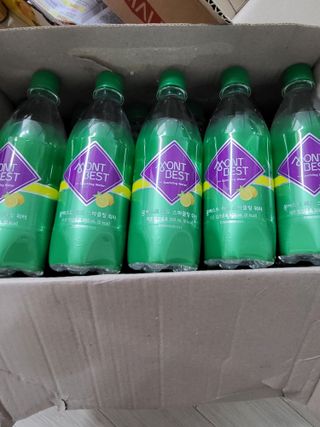 몽베스트 Montbest with Sparkling water Lemon OR Lime 20병(랜덤) — 5점을 준 리뷰어가 2021년 10월 올린 사용 사진