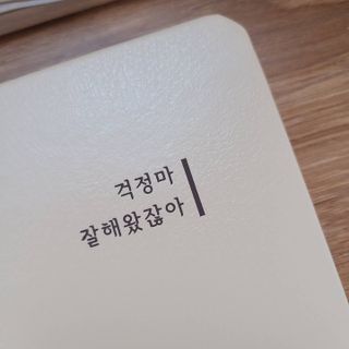 응원과 위로가 필요한 당신에게  리훈 하고싶은말 스터디 플래너 — 5점을 준 리뷰어가 2021년 4월 올린 사용 사진