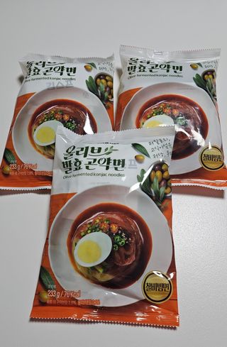 클린24시간 올리브 발효곤약면 찰비빔면 1세트-(3봉) — 5점을 준 리뷰어가 2024년 3월 올린 사용 사진