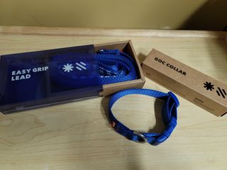 베이컨박스 [BACON] 고아웃클럽 이지그립 리드줄, 목줄 세트-BLUE — 5점을 준 리뷰어가 2021년 6월 올린 사용 사진