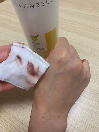 랑벨 내츄럴 딥 클렌징 워터 500ml — 5점을 준 리뷰어가 2022년 6월 올린 사용 사진