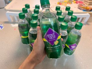 몽베스트 Montbest with Sparkling water Lemon OR Lime 20병(랜덤) — 5점을 준 리뷰어가 2022년 9월 올린 사용 사진