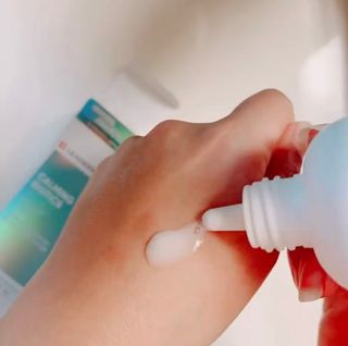리더스코스메틱 리더스 카밍 바이오틱스 에센스 워터 — 5점을 준 리뷰어가 2021년 2월 올린 사용 사진