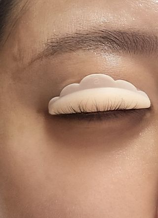 피비에스코리아 [오마이셀프] 셀프 속눈썹펌 키트 뷰러펌 파마 세트 — 4점을 준 리뷰어가 2022년 1월 올린 사용 사진
