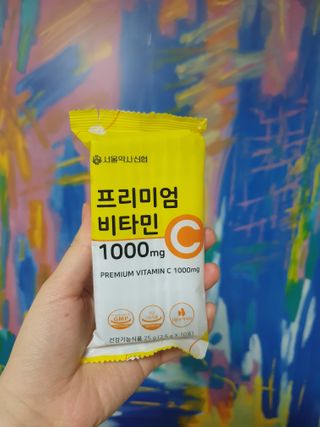 서울약사신협 프리미엄비타민C1000_2.5G x 100포 — 5점을 준 리뷰어가 2021년 1월 올린 사용 사진