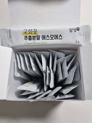 체인미 국화꽃 추출분말 에스오에스 곡류효소 과일채소 17종 혼합 분말 스틱 — 4점을 준 리뷰어가 2021년 10월 올린 사용 사진