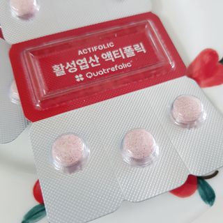 [리노브] 4세대 활성엽산 액티폴릭 270mg x 30정 — 5점을 준 리뷰어가 2022년 9월 올린 사용 사진