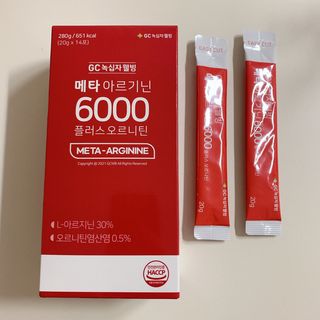 메타아르기닌 GC녹십자웰빙 메타 아르기닌 6000 플러스 오르니틴 — 5점을 준 리뷰어가 2022년 6월 올린 사용 사진