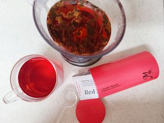 마시다 붉은 석양 빛을 담은 프리미엄 수제 블렌딩 홍차, 레드선셋블랙티 — 5점을 준 리뷰어가 2021년 3월 올린 사용 사진