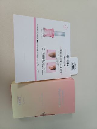 젤리핏 피치리페어 10ml 피치 컬러영양제 효과있는 손톱강화제 — 4점을 준 리뷰어가 2022년 7월 올린 사용 사진