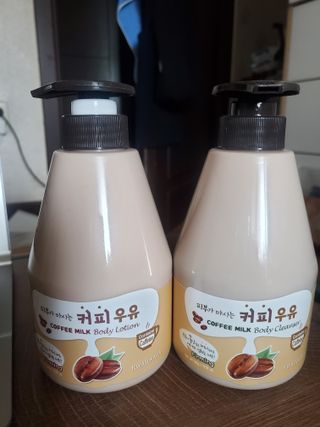 [과일나라] 피부가 마시는 커피우유 바디클렌저&바디로션 — 4점을 준 리뷰어가 2022년 3월 올린 사용 사진