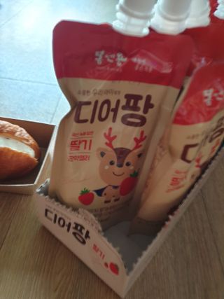 [몸엔용] 우리 아이 건강간식, 달콤한 녹용곤약젤리 디어팡 4종 — 5점을 준 리뷰어가 2021년 8월 올린 사용 사진