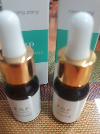 랑팡 EGF+FGF 10ppm 리포좀 앰플 원액 10ml — 5점을 준 리뷰어가 2021년 11월 올린 사용 사진