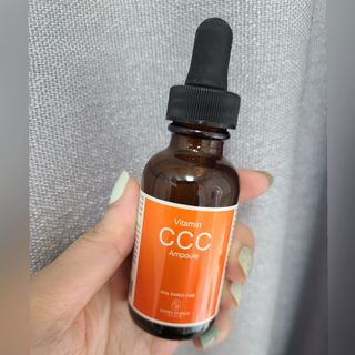 더마 사이언스 비타민 CCC 앰플 기미 브라이트닝 세럼 30ml — 5점을 준 리뷰어가 2021년 8월 올린 사용 사진