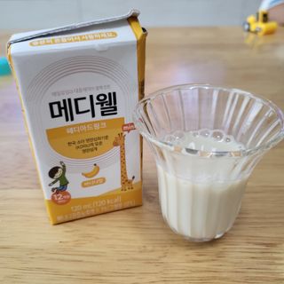 메디웰 페디아드링크 미니 바나나맛 — 5점을 준 리뷰어가 2022년 8월 올린 사용 사진