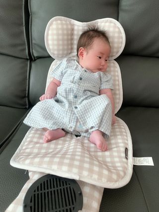 베베누보 윈디 통풍 쿨시트 유모차 카시트 2in1 라이너 — 5점을 준 리뷰어가 2021년 7월 올린 사용 사진